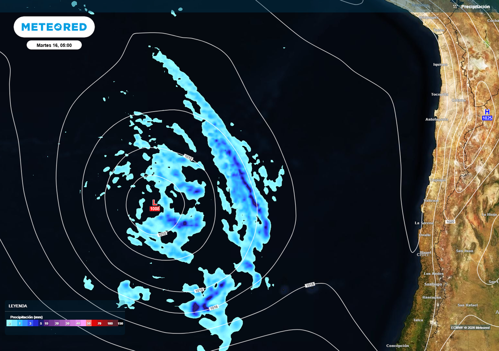 lluvias y líneas de presión La baja en superficie perderá intensidad, manteniéndose la