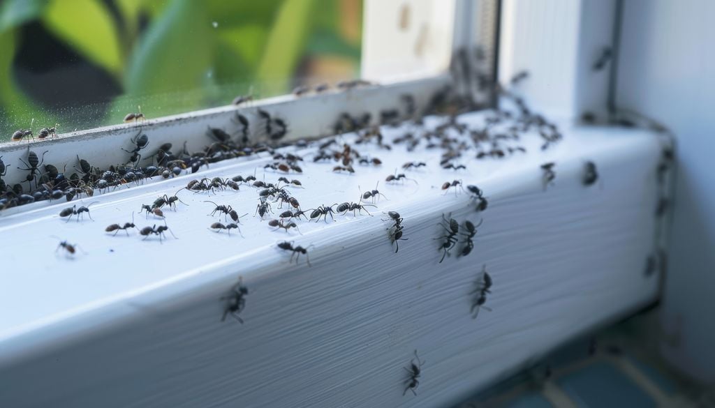 Fourmi invasion maison fenêtre colonie chaleur sécheresse Elles s'infiltrent partout jusque dans les prises électriques, les lavabos et même les lits !