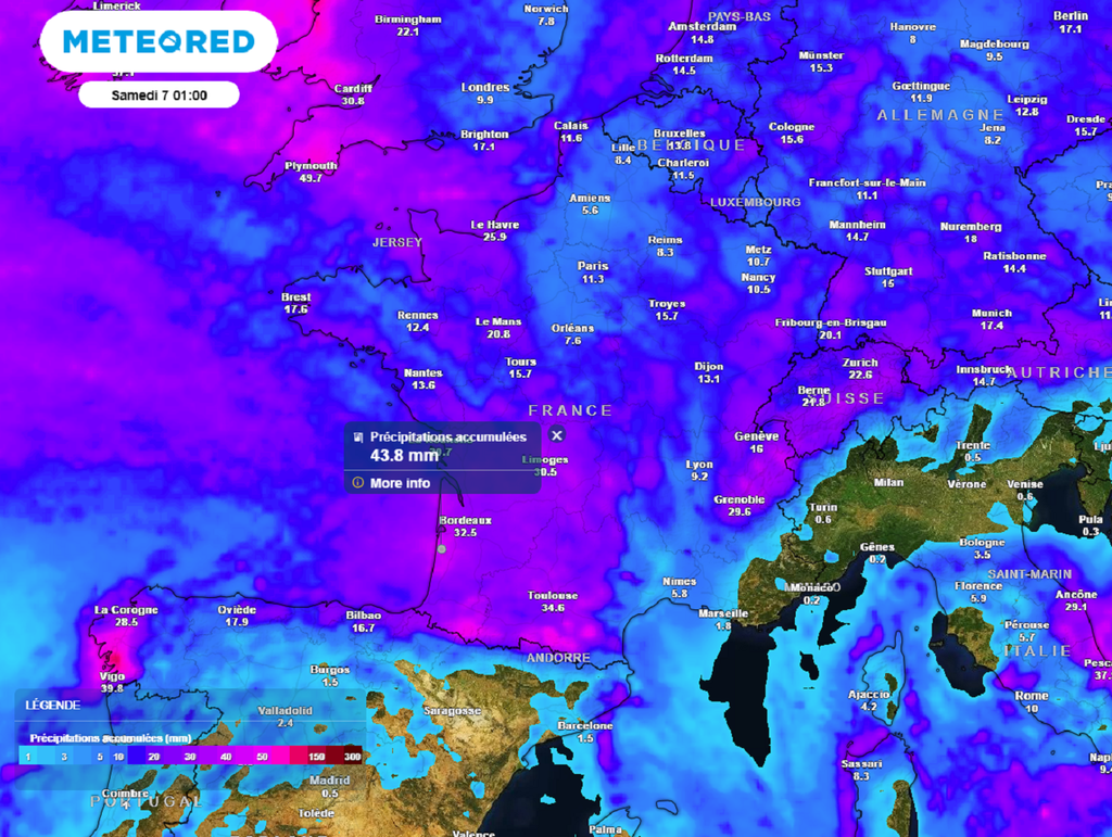 Le risque de pluie sera très limité au sud-est cette semaine, à l'inverse des autres régions. Le risque de pluie sera très limité au sud-est cette semaine, à l'inverse des autres régions.