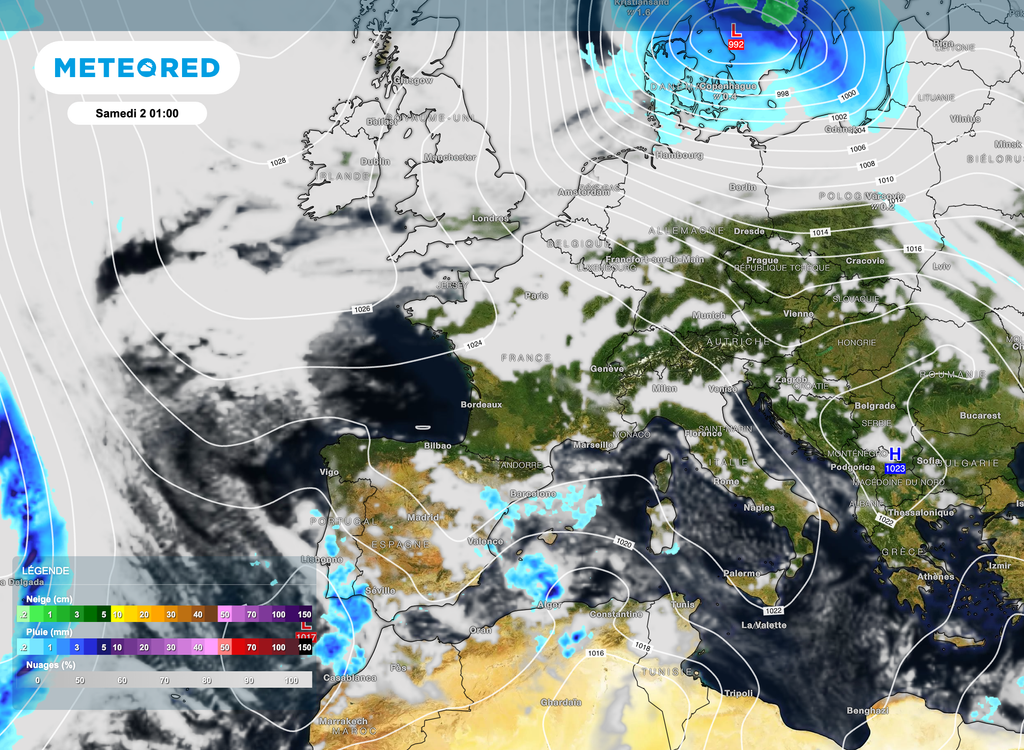 Un flux de nord se mettrait en place d'ici le prochain week-end en France.