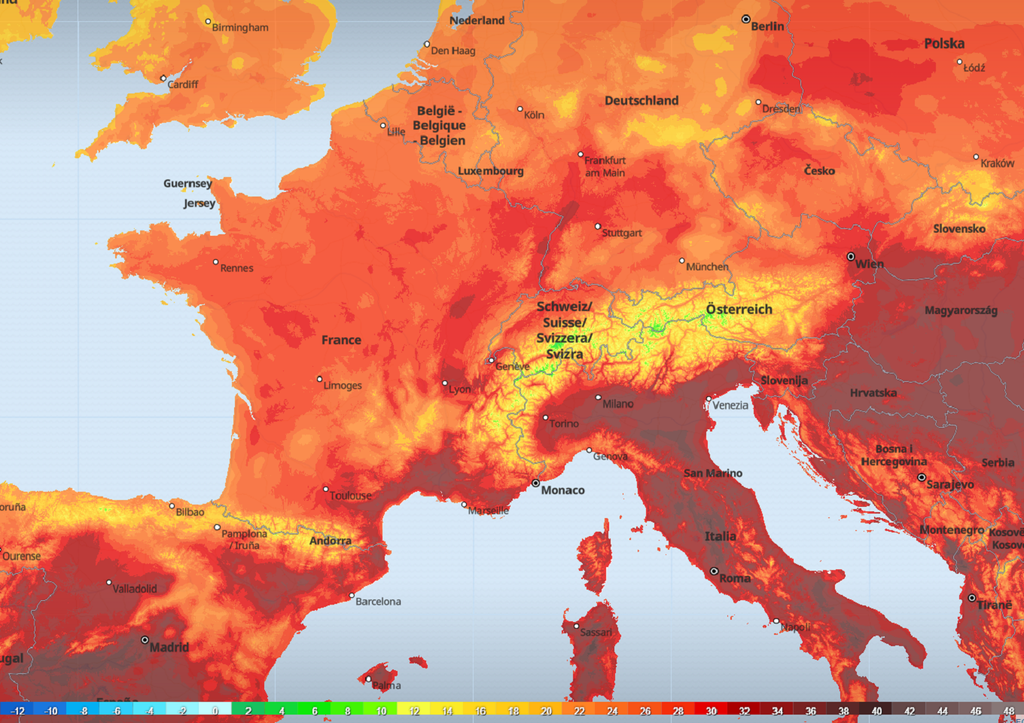 Les températures repartiront à la hausse à l'approche du week-end, repassant au-dessus des normales de saison.