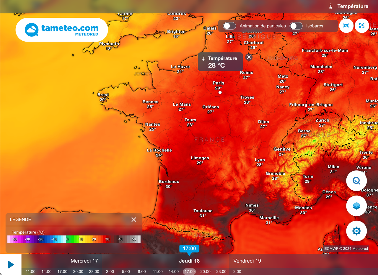 Chaleur attendue la semaine prochaine en France : vers de fortes et très  fortes chaleurs ?