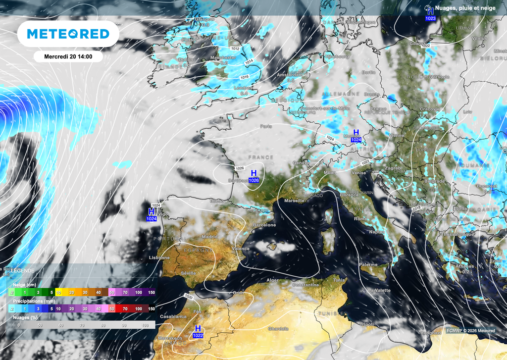 Retour de l'anticyclone en milieu de semaine sur le pays !