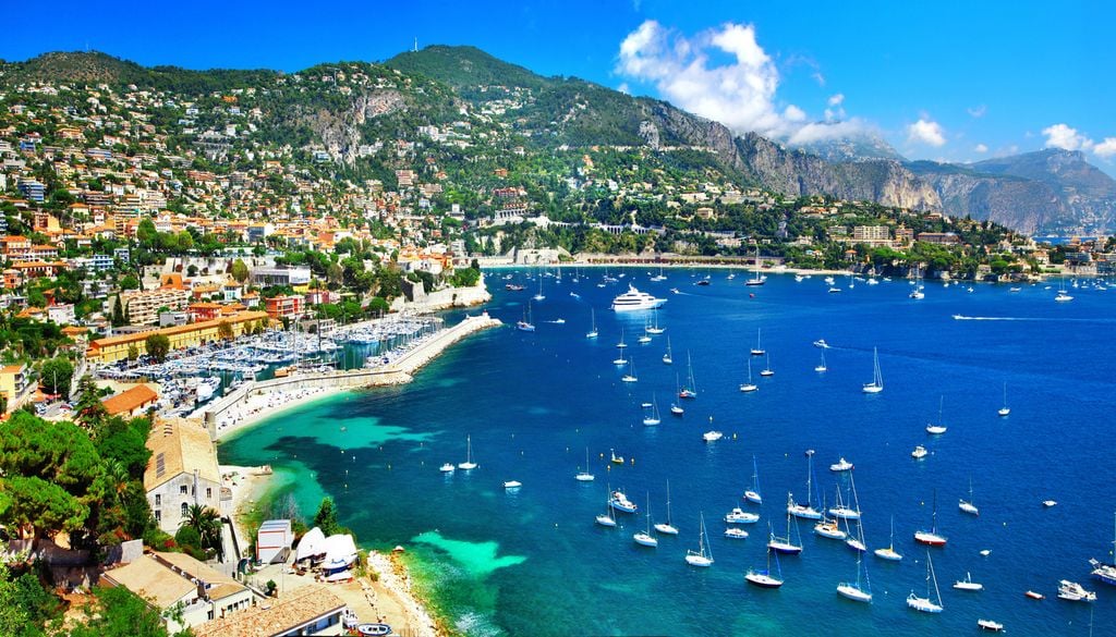 Vue panoramique de Nice, Côte d'Azur. France