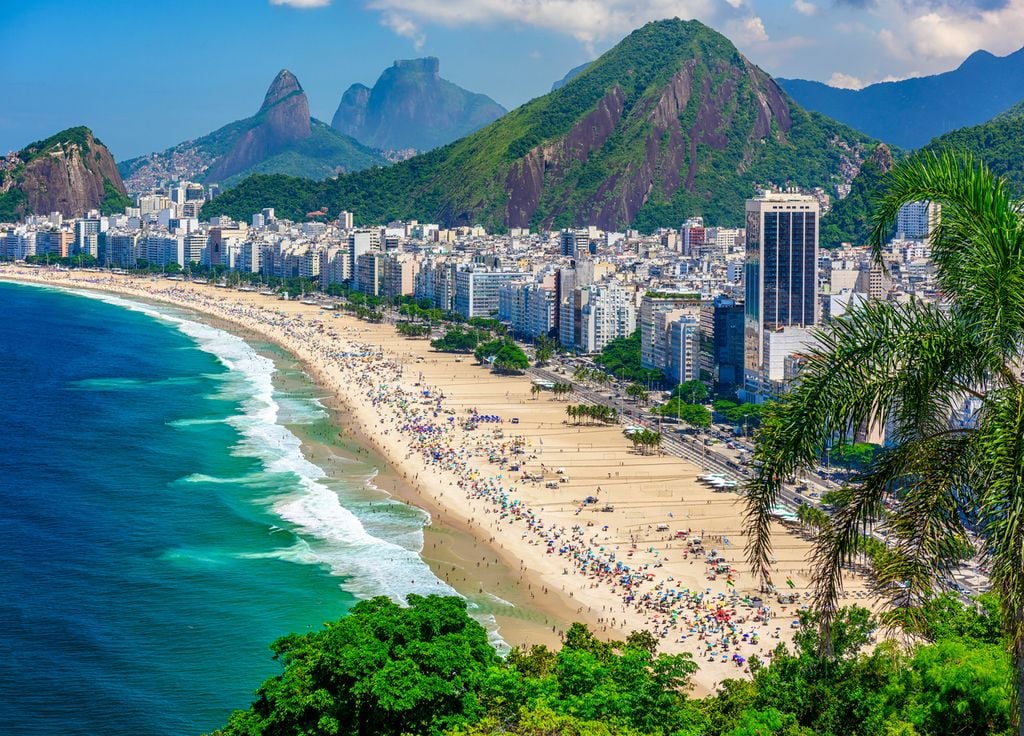 Une véritable fournaise s'abat sur la ville de Rio de Janeiro au Brésil.