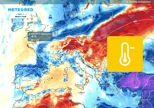 Chaleur soudaine en France... puis retour &agrave; l'automne entre le 4 et le 7 mai ?