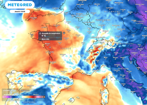 Changement de masses d'air : quelles temp&eacute;ratures ces prochains jours ? Est-ce le retour de la douceur ?
