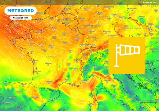 Changement de m&eacute;t&eacute;o : coup de vent mercredi ? Voici les pr&eacute;visions en France