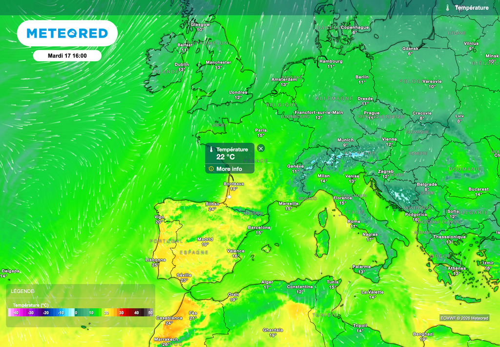 Un début de semaine parfois très doux ! Puis du froid ?