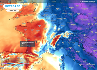Changement thermique &agrave; partir du lundi 12 janvier en France : un tournant avec une nouvelle masse d'air atlantique ?