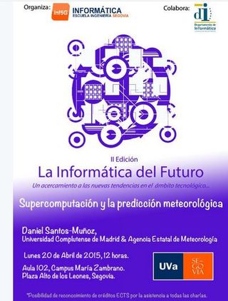 Charla sobre Supercomputación y predicción meteorológica (actualizado)