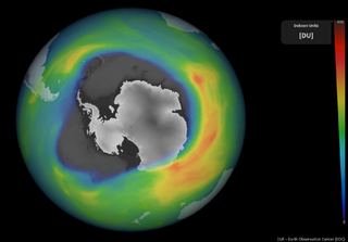 O que aconteceu com o buraco na camada de ozônio?