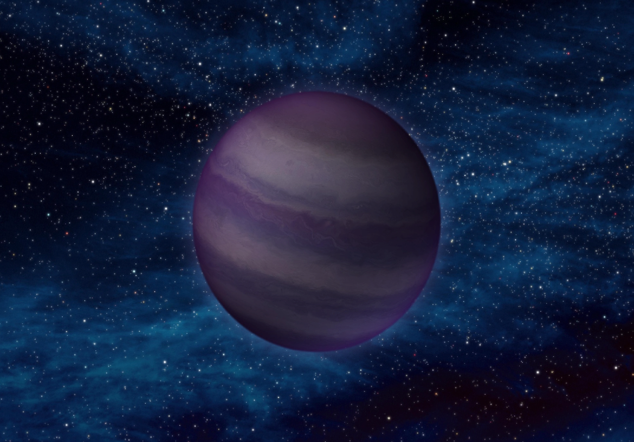 Rappresentazione artistica di una nana bruna nella cui atmosfera è stato scoperta la presenza di silano. Credit: NASA/JPL-Caltec