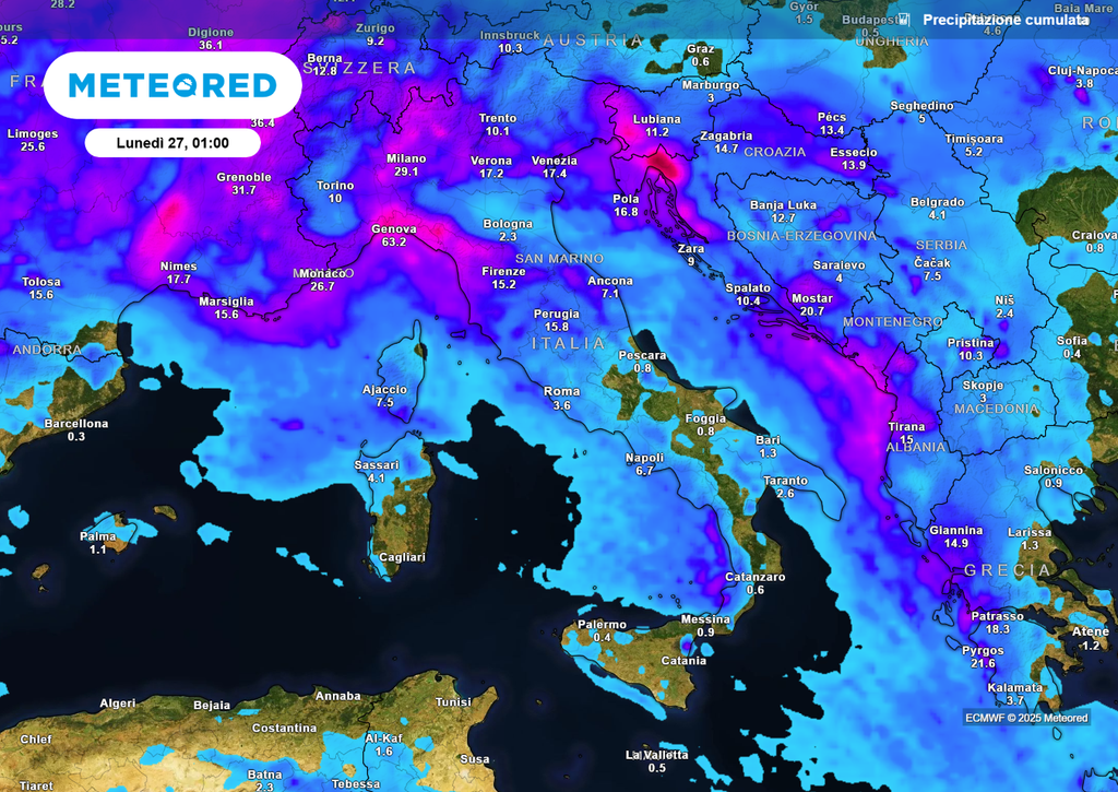 Precipitazione cumulata