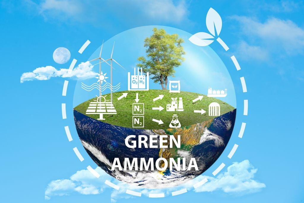 Grünes Ammoniak ist Ammoniak, das mit erneuerbaren Energiequellen wie z. B. Sonnenenergie (auf Lichtbasis) hergestellt wird. Grünes Ammoniak ist Ammoniak, das mit erneuerbaren Energiequellen wie z. B. Sonnenenergie (auf Lichtbasis) hergestellt wird.