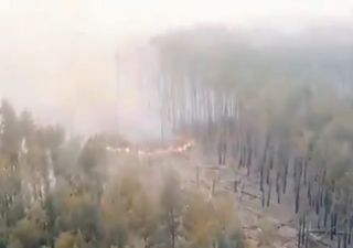 Chernobyl, incendi domati grazie alla pioggia: ecco i video