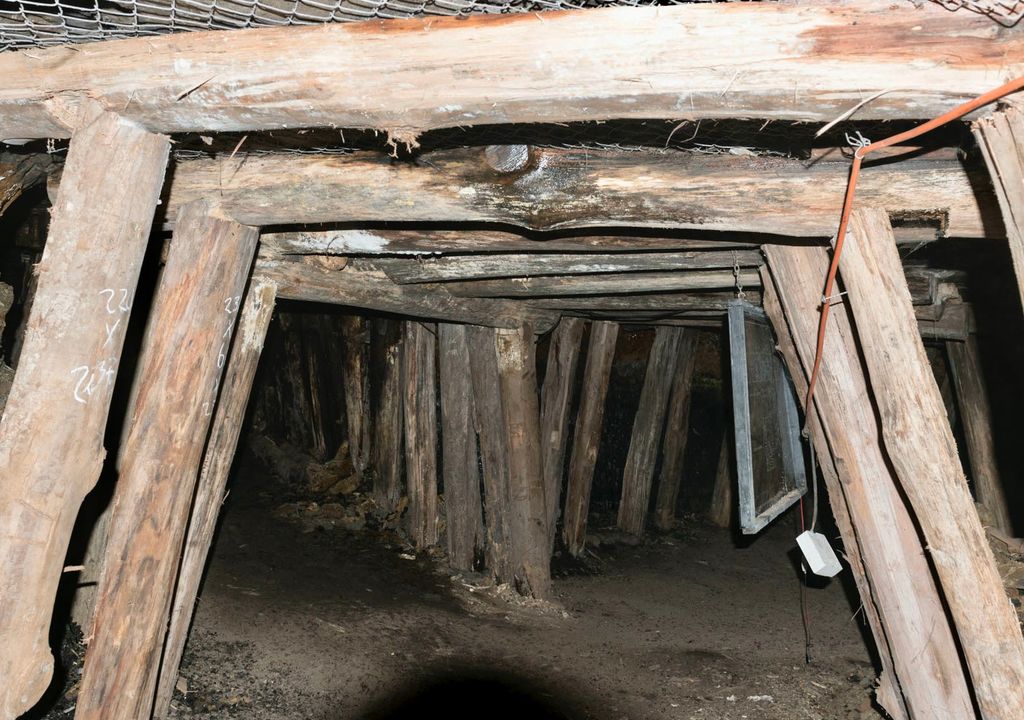 Galeria subterránea de la Mina Chiflón del Diablo.
