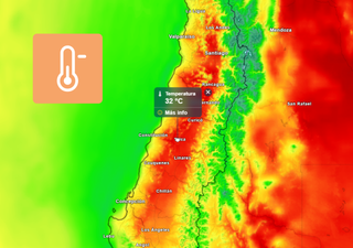 Chile central este fin de semana: viernes a domingo descenso de temperaturas extremas y viento costero hasta 50 km/h