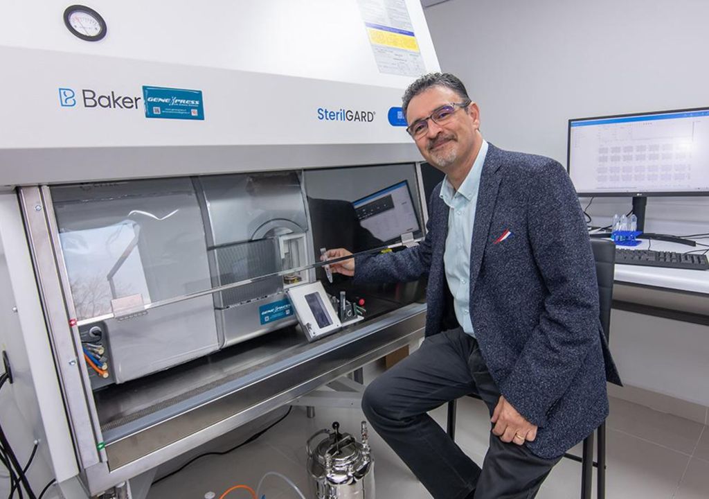 Flavio Salazar, fundador de Oncobiomed. Flavio Salazar, fundador de Oncobiomed.