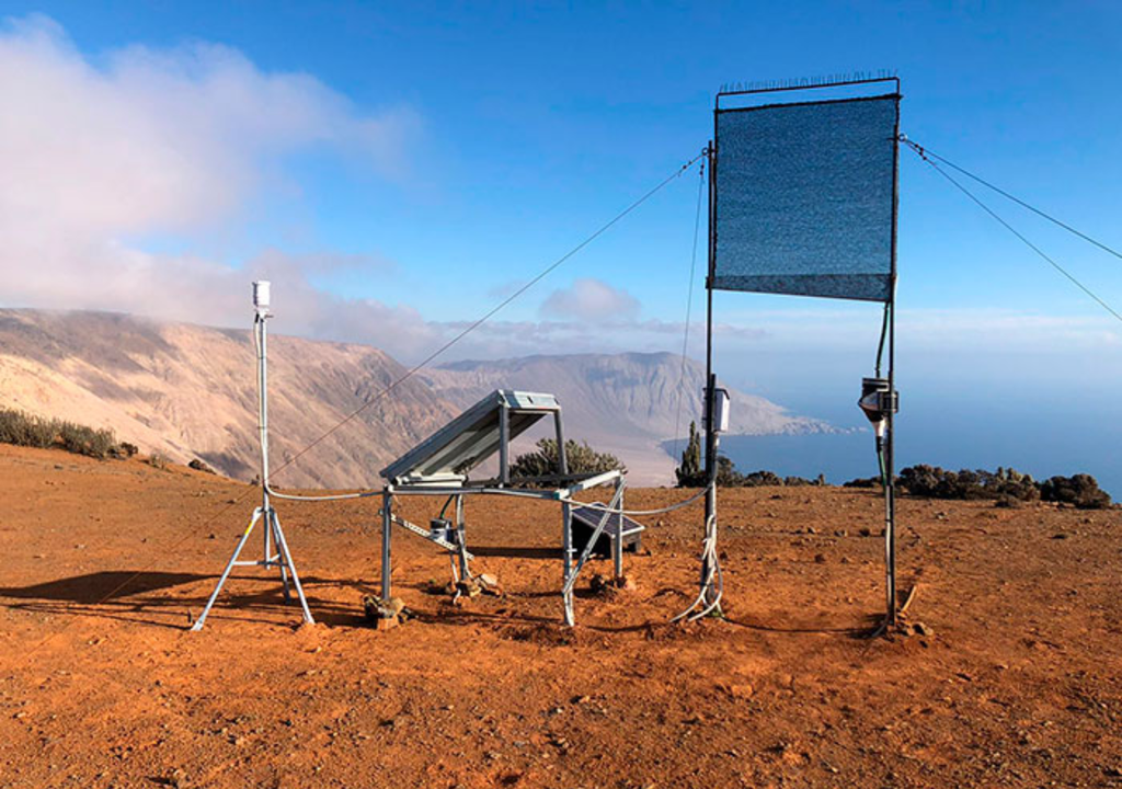 Estación de monitoreo en el sector Las Lomitas.