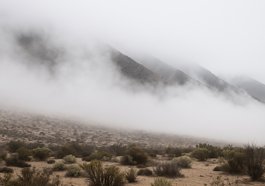 La niebla costera, clave en el nuevo mapa chileno que busca convertir el aire húmedo en agua potable frente a la sequía.
