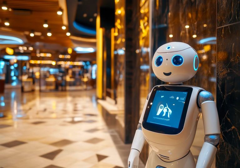 China inaugura un centro comercial de robots en Pekín con más de 100 modelos realistas para el público