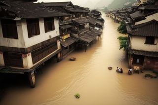 China experimenta el mayor número de inundaciones significativas desde que hay registros