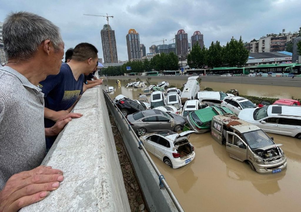 Se ha comentado que este tipo de lluvias no se habían registrado en al menos el último milenio. Fotografía: AFP Se ha comentado que este tipo de lluvias no se habían registrado en al menos el último milenio. Fotografía: AFP