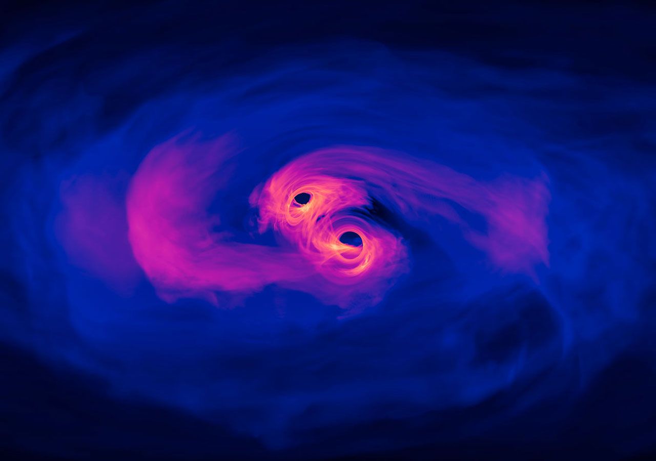 ¡Colisión colosal entre dos agujeros negros, visible desde la Tierra!
