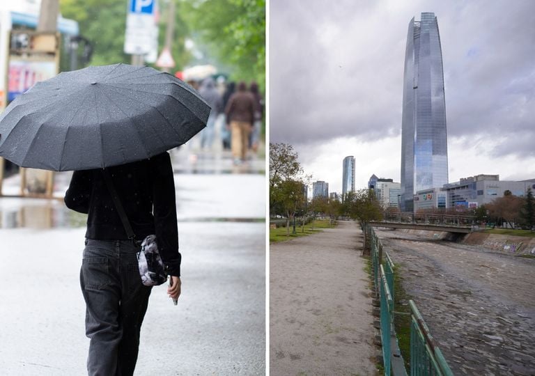 Tras lluvias y tormentas el&eacute;ctricas, Santiago tendr&aacute; una pausa: los chubascos regresan el domingo
