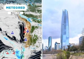 Chubascos y truenos dar&aacute;n paso al anticicl&oacute;n en Santiago: temperaturas subir&aacute;n hasta los 24 &deg;C este d&iacute;a