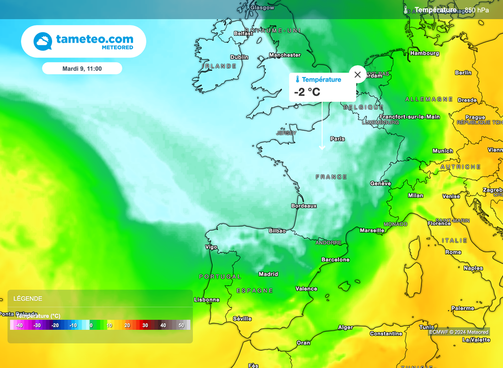 Le froid sera présent en altitude, ce après de valeurs parfois record ce week-end.