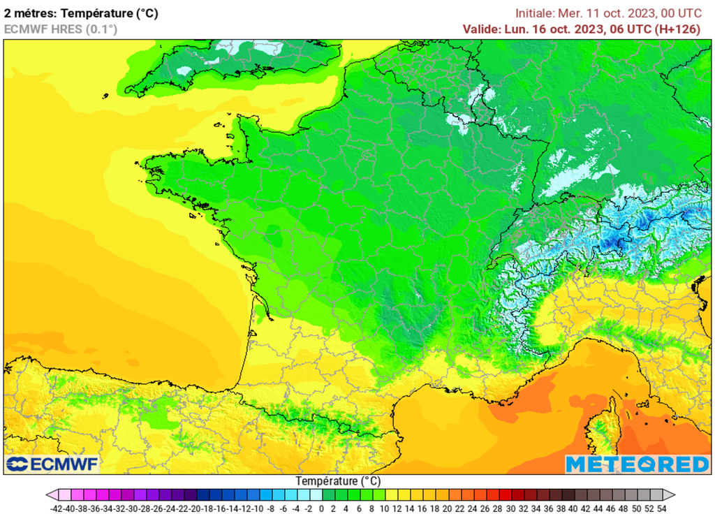 La barre des 0°C est attendue pour la matinée de lundi vers le Nord-Est de la France. Les bonnets feront leur rentrée !