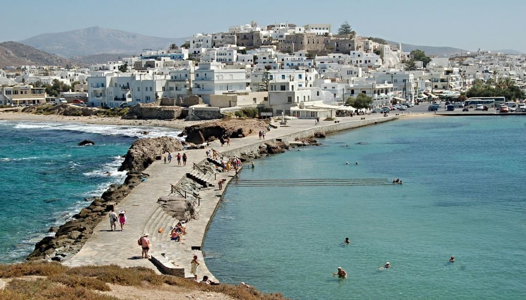 Naxos é uma ilha grega do mar Egeu, que pertence ao arquipélago das Cíclades. Foto: Unsplash