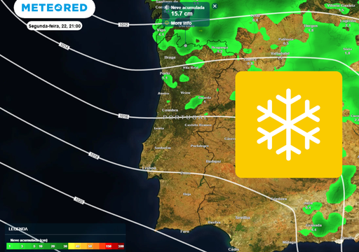 Chuva e nev&atilde;o em Portugal: as frentes frias chegar&atilde;o a toda a velocidade do Atl&acirc;ntico; eis as regi&otilde;es mais afetadas