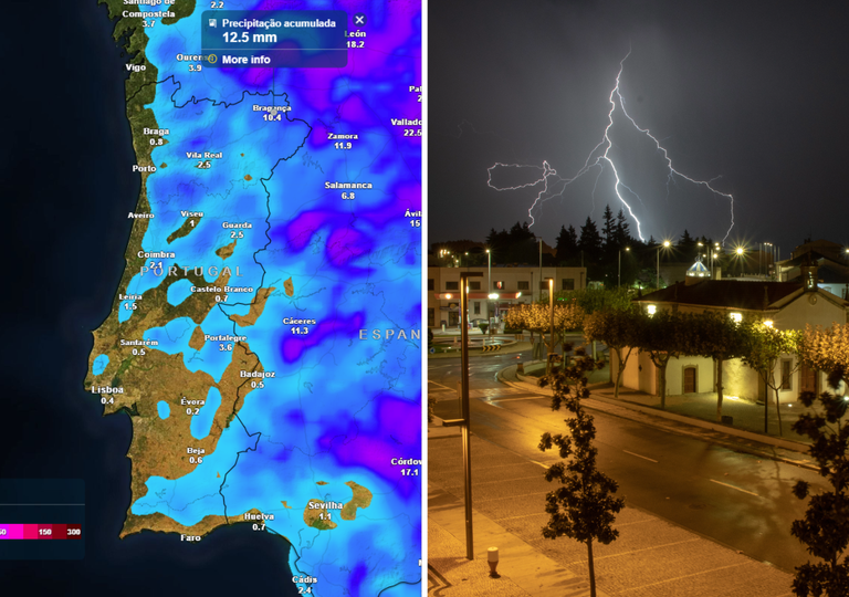 Chuva e trovoada em Bragan&ccedil;a este fim de semana: saiba em que intervalo hor&aacute;rio ser&aacute; mais prov&aacute;vel