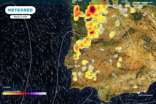 Chuva e trovoada podem regressar no s&aacute;bado, dia 5: eis as regi&otilde;es mais afetadas