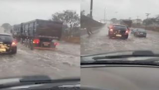 Chuva em BH supera m&eacute;dia de agosto e causa transtornos e alagamentos; veja imagens