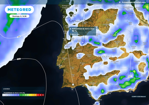 Chuva em Portugal este fim de semana: quando e onde se espera
