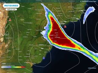 Chuva extrema de quase 90 mm e tempestades deixam em alerta SC, PR e SP neste fim de semana