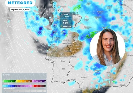 Chuva, neve e mar agitado: assim come&ccedil;a a semana em Portugal, mas h&aacute; melhorias a caminho