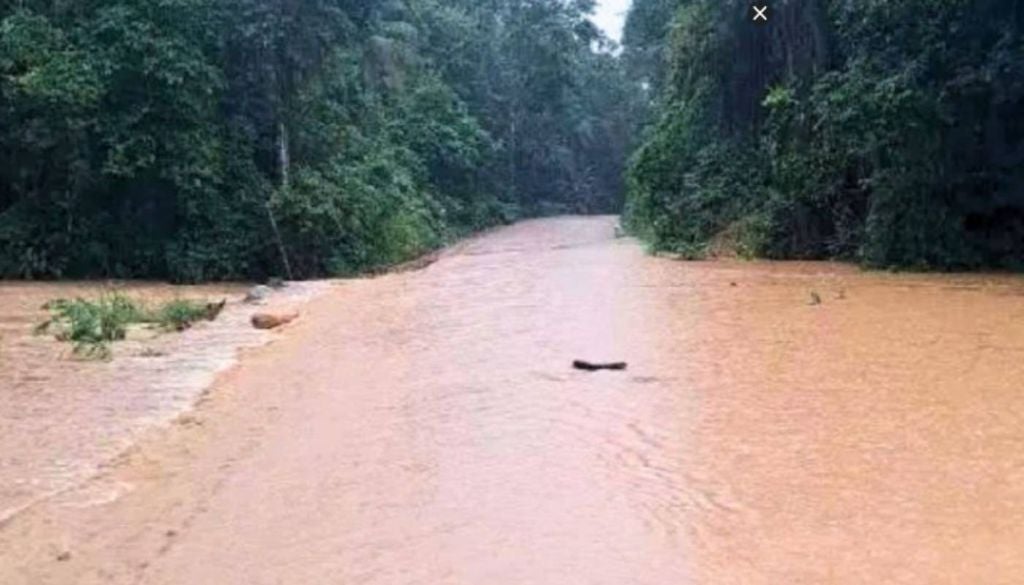 Defesa Civil mantém alerta máximo no Norte catarinense após acúmulo de água cobrir pistas em Jaraguá do Sul e elevar rios. Foto: Prefeitura de Jaraguá do Sul/Divulgação/ND Mais