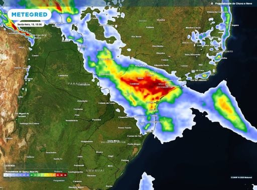 Chuva retorna e interrompe sol em SC, PR, MS, SP e RJ nesta sexta (15); veja a previs&atilde;o