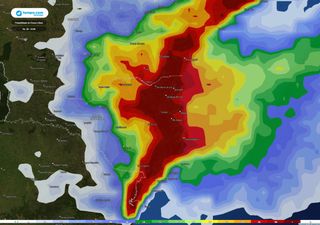 Alerta: chuvas volumosas no leste da Região Sul e em parte de São Paulo