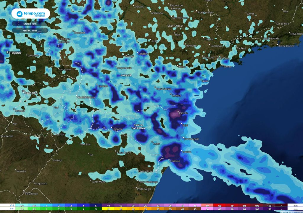 alerta chuvas volumosas