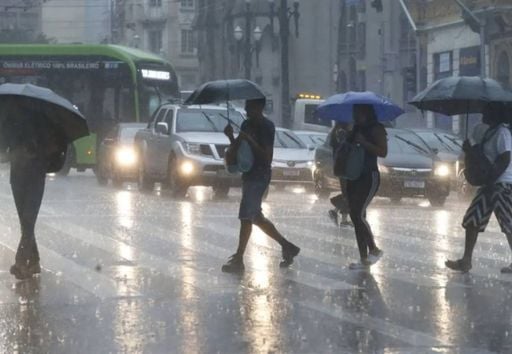 Chuvas aumentam na Regi&atilde;o Sul antes da chegada da frente fria nesta semana