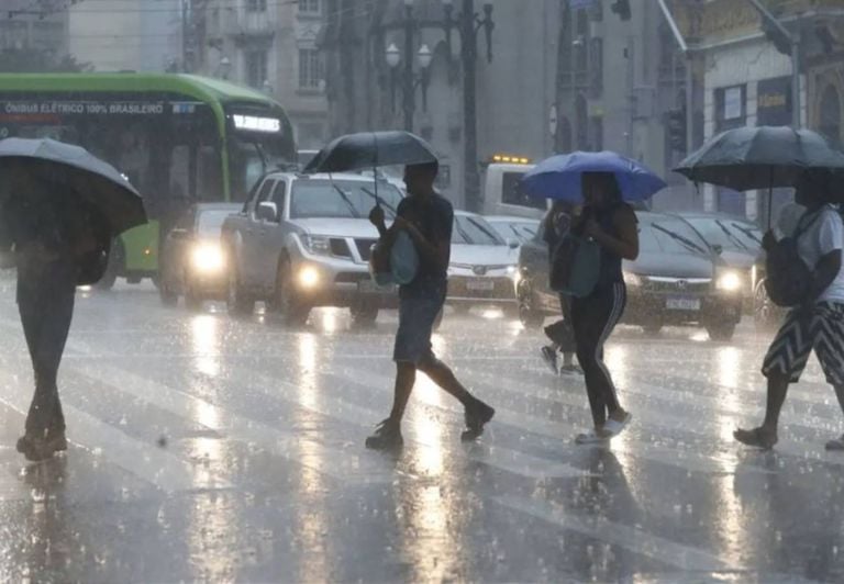 Chuvas aumentam na Regi&atilde;o Sul antes da chegada da frente fria nesta semana