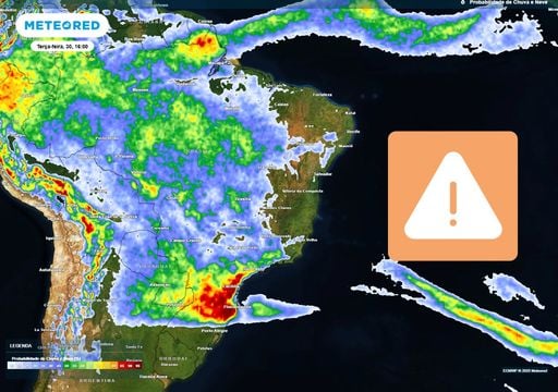 Chuvas continuam e h&aacute; risco de tempestades para 17 estados nesta ter&ccedil;a, 30; veja a previs&atilde;o