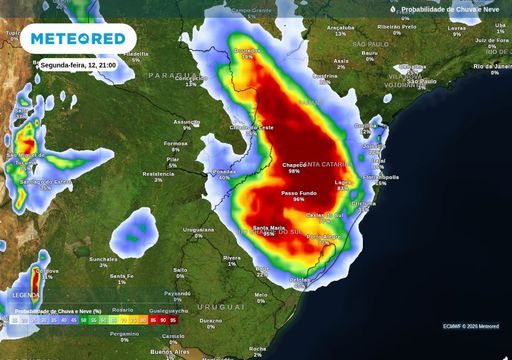 Chuvas de quase 200 mm, temporais e frio continuam no Sul; veja a previs&atilde;o