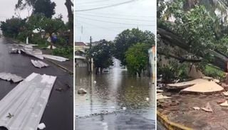 Chuvas fortes deixam rastro de destrui&ccedil;&atilde;o em localidades dos estados SP, PR e RS; veja imagens